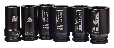 Ingersoll Rand SK6M6L 6 PIECE, 3/4" DRIVE METRIC SOCKET SET image at AirToolPro.com