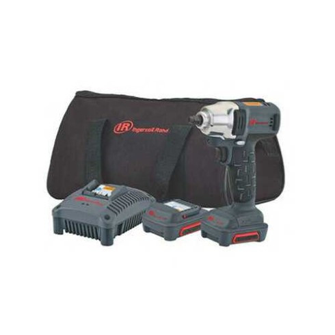 Image of the Ingersoll Rand W1120-K2 Cordless Socket Retainer Ring Anvil Impact Wrench Kit | 1/4" Drive | 75 ft. Lbs, part number W1120-K2.