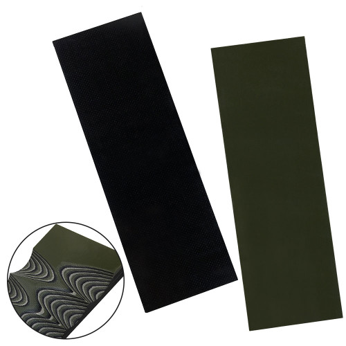 Cool Hand 2 pcs G10 Knife Handle Scales Slabs Knives Custom DIY Tool Material for Knife Making Blanks Blades, OD Green/Black