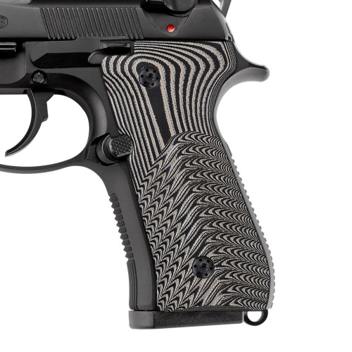 Beretta 92 96 Full Size G10 Gun Grips Wave Texture, Screws Included, B92-7-5