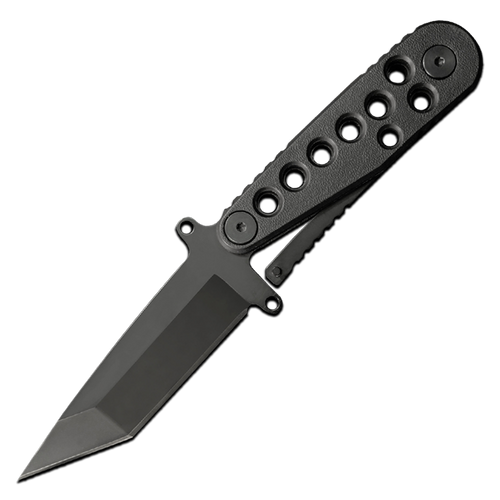 Cool Hand Tactical Hunting Stainless Steel Fixed Tanto Point Knife Beast Survival w/Sheath, 3323T