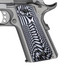 Cool Hand 1911 G10 Grips Full Size for Kimber, Colt, Rock Island, Springfield, Taurus Pistol, Black Screws Included, Big Scoop, Ambi Safety Cut, Sunburst Texture, H1-J6B-22