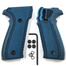 Sig Sauer P226 G10 Gun Grips, Diamond Cut Texture, Screws Included, Blue/Black, 226-DC-8