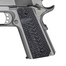 Cool Hand 1911 Grips Full Size for Kimber, Colt, Rock Island, Springfield, Taurus Pistol, Screws Included, OPS Texture, Ambi Safety Cut, Mag Release, Gun Metal