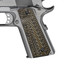 Cool Hand 1911 Grips Full Size for Kimber, Colt, Rock Island, Springfield, Taurus Pistol, Screws Included, OPS Texture, Ambi Safety Cut, Mag Release, Coyote