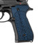 Beretta 92 96 Full Size G10 Gun Grips, Tactical Slant Texture, Screws Included, Navy, B92-C-8