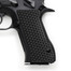 Cool Hand G10 Grips for Jericho 941 F/FB, Magnum Research's Desert Eagle, Golf Ball Texture, Black, IWI-J7-1