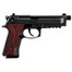 Cool Hand G10 Grips for Beretta Vertec, M9A3, 92X, Custom Screws Included, Diamond Cut, Red/Black, V-DC3-6