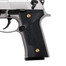 Cool Hand Wood Grips for Beretta Vertec, M9A3, 92X, Custom Screws Included, Diamond Cut (Gun Powder Dark Grey) 