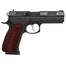 Cool Hand Custom Pistol G10 Grips for CZ 97B 97 BD, Black Screws Included, Red/Black, H6B-N1-6