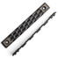 Coolhand M-Lok G10 Rail Grips with Honey Comb Texture Covering 3 Slots, 3pcs/pk,  Grey/Black, MRC3-J8-5