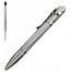 Cool Hand Titanium Alloy Bolt Action Pens, Ballpoint Ink Refillable, Office Business Writing Pens, Deep Pocket Clip,with a Refill, 5.35'' Silver