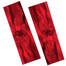 Cool Hand 2 Pcs Acrylic Knife Handle Scales Slabs Custom DIY Tool Material for Knives Making Blanks Blades, Synthetic Red Pearl 