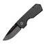 Cool Hand 5.2'' Carbon Fiber Folding Knife, 2'' Polished Black Mirror Ceramic Blade, EDC Foldable Pocket Knife, Liner Lock, 1.5 OZ Light Wight, Ambi Thumb Stud, 6301-TCF