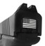 Cool Hand Aluminum Replacement Slide Back Plate for Glock, Fits Most Models Gen 1-5, Except G20, G42, G43, G43X or G48, - American Flag, GBP-A-AF