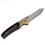 3.25'' Damascus Blade Folding Knife with Double-tone Ebony & G10 Handle 6526TEW-1D