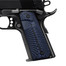 Cool Hand 1911 G10 Grips Full Size for Kimber, Colt, Rock Island, Springfield, Taurus Pistol, Black Screws Included, Big Scoop, Ambi Safety Cut, Sunburst Texture, H1-J6B-8