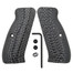 Cool Hand G10 Grips for CZ 75 Full Size, SP-01 Series, Shadow 2, 75B BD, SP-01, Tristar P120, Gun Grips Screws Included, Aggressive Snake Scale Texture, H6-2-5