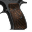 CZ 75 85 Compact Size Palm Swell G10 Gun Grips, Mag Release, Golf Ball Dimple Texture, Screws Included, H6C-G-28