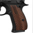 Cool Hand G10 Grips for CZ 75/85 Compact, CZ P-01, P100, C100, Tristar T100, CZ PCR, CZ 75 D, Black Gun Grips Screws Included, Mild Aggressive Texture, SPC-N1-34