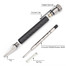 5" Retractable Pen with Fidget Spinner, Carbon Fiber Barrel, Silver Steel Clip,  5479P-CFSAF