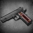 Cool Hand 1911 Full Size, High Polished Wood Grips, Screws Included, Mag Release, Ambi Safety Cut, H1-S-BWS