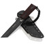 Cool Hand 1911 Grip Handle 0.23" Thick 440C Stainless Steel Blade Tanto Beast Survival Knife 1911F-BW 