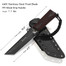 Cool Hand 1911 Grip Handle 0.23" Thick 440C Stainless Steel Blade Tanto Beast Survival Knife 1911F-BW 