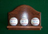 3 Baseball Wall Holder Display WBC 204