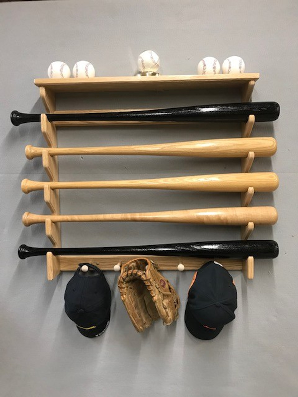 Baseball Bat Peg Hat Racks Louisville Slugger With the 