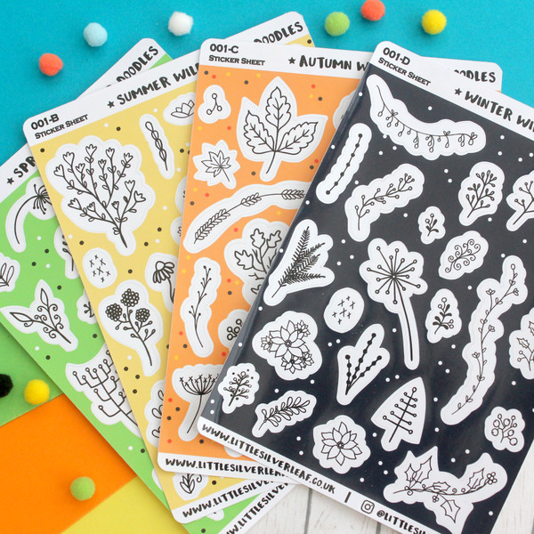 Seasonal Sticker Sheet Bundle