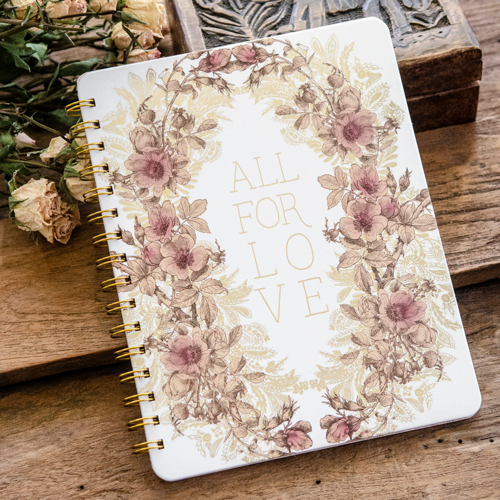 All For Love Spiral Notebook by Papaya Art