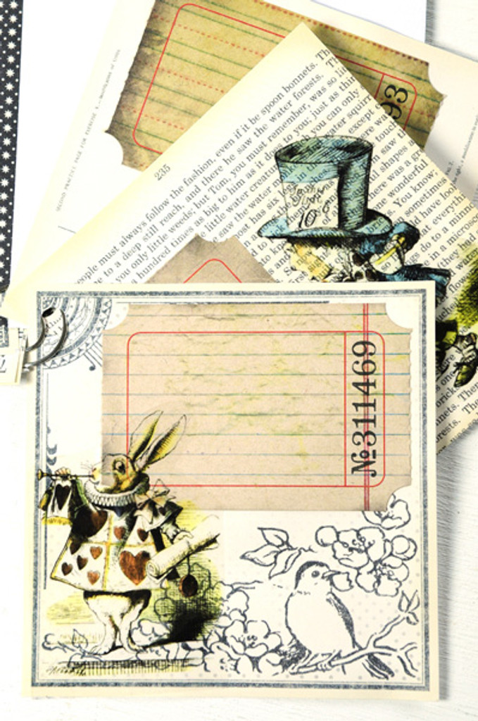 Alice in Wonderland Mini-Journal Project by Sarah Meehan