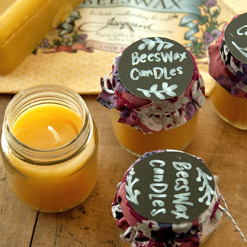 Beeswax and Bottled Candles Project