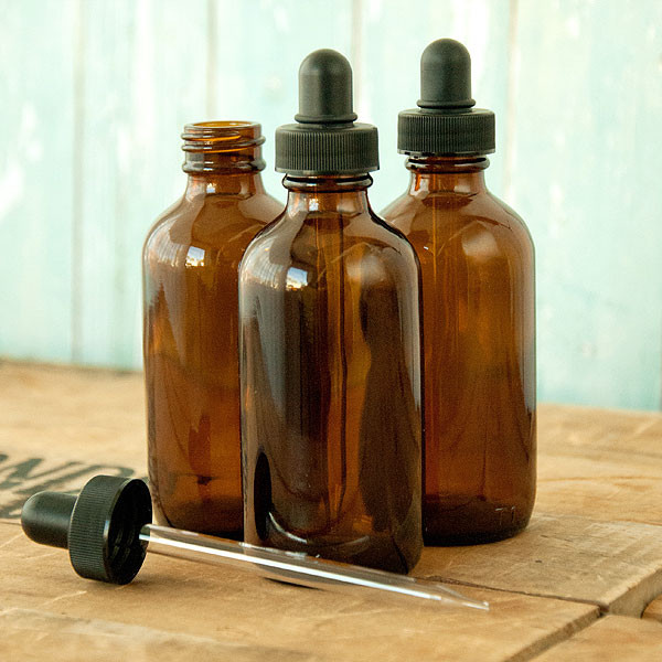 Download Amber Boston Round Glass Bottles 4 Oz W Dropper A Kit Of 3 Stampington Company