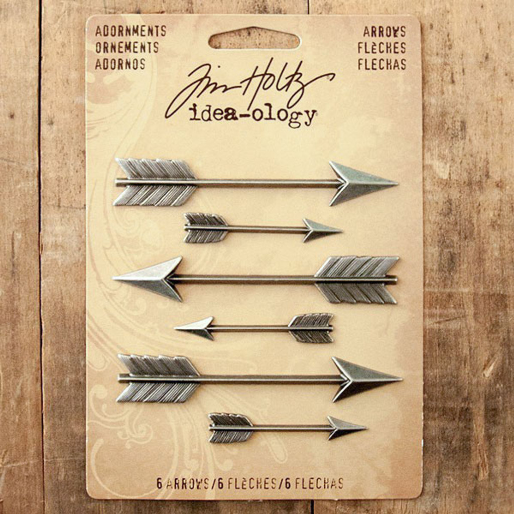 Tim Holtz Arrows Adornments Idea-ology Collection Advantus