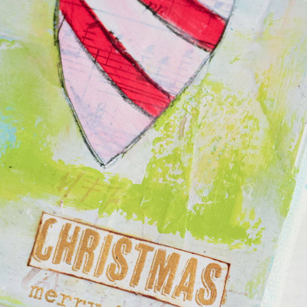 Merry & Bright Holiday Mixed-Media Project
