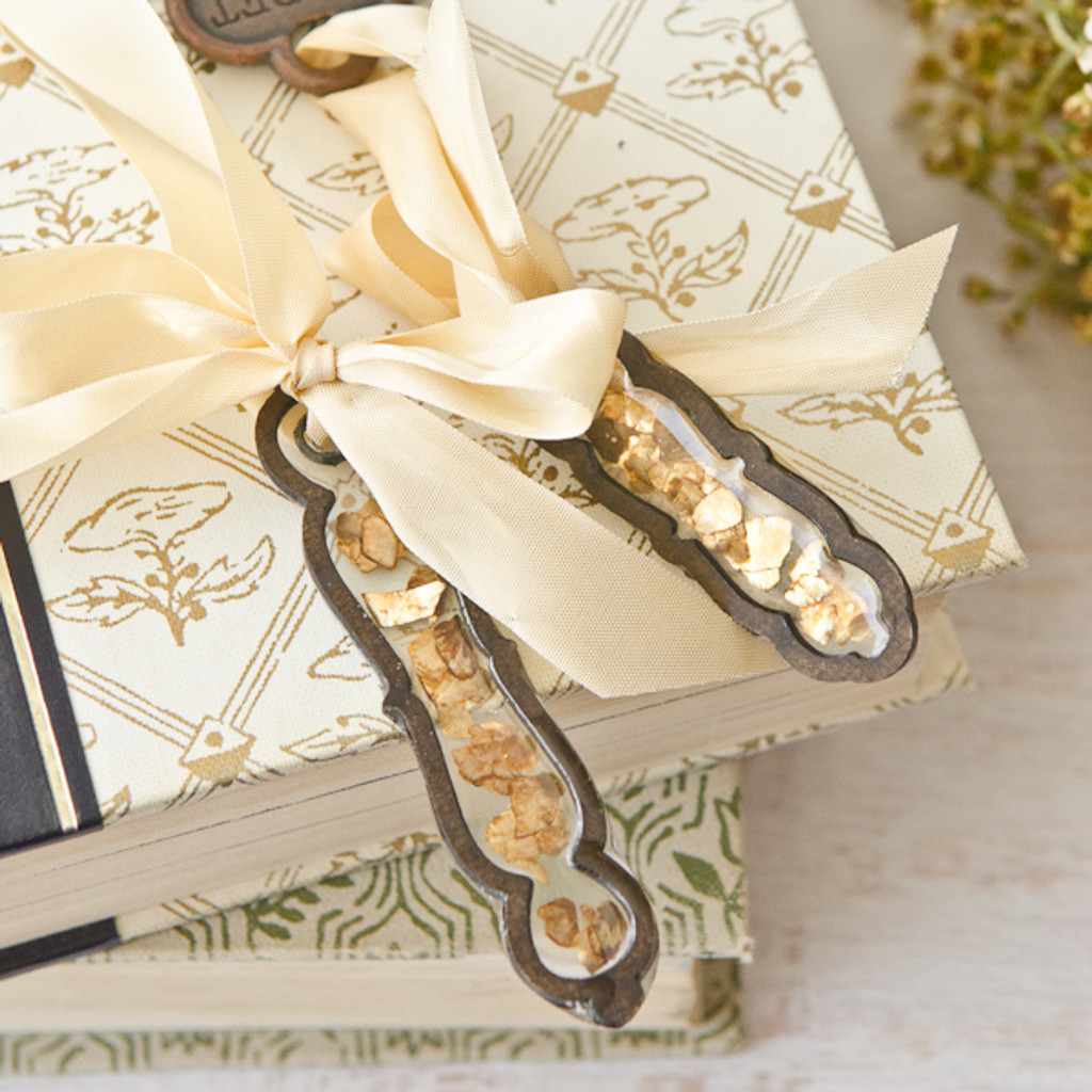 Good As Gold Keychains and Bookmarks Project Stampington & Company