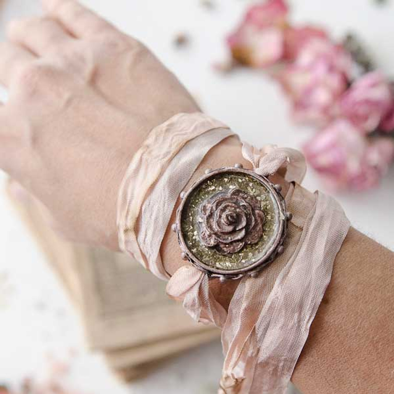 Cream Wrap Bracelet With Charms | Pink Lemonade Boutique | SilkFred