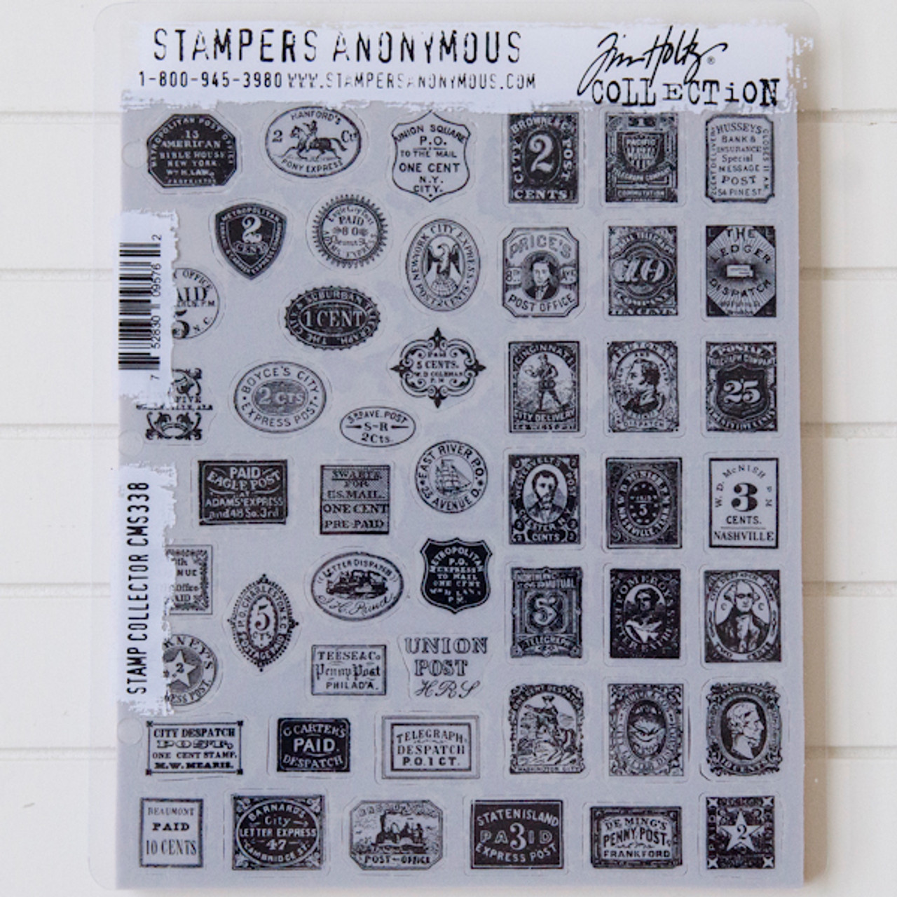 Tim Holtz Cling Mount Stamps: Eccentric - CMS448