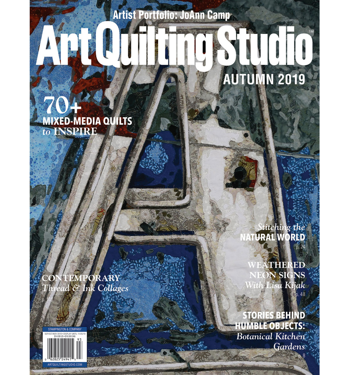 Art Quilting Studio Autumn 2019 — Available September 1st