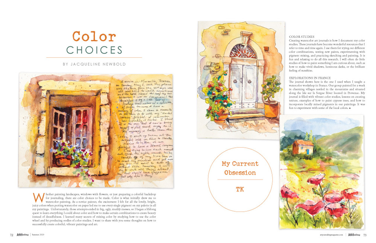 Best Watercolor Art Journal Supplies For Beginners - The Bella Insider