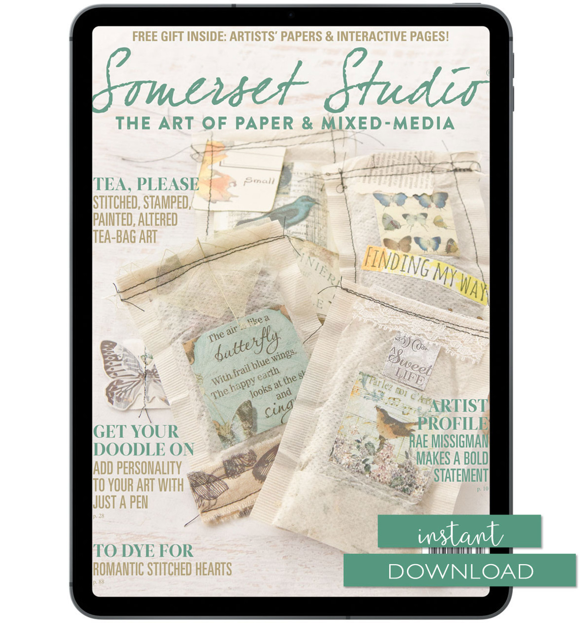 Mixed-Media Art Journal Page by Rae Missigman - Stampington & Company