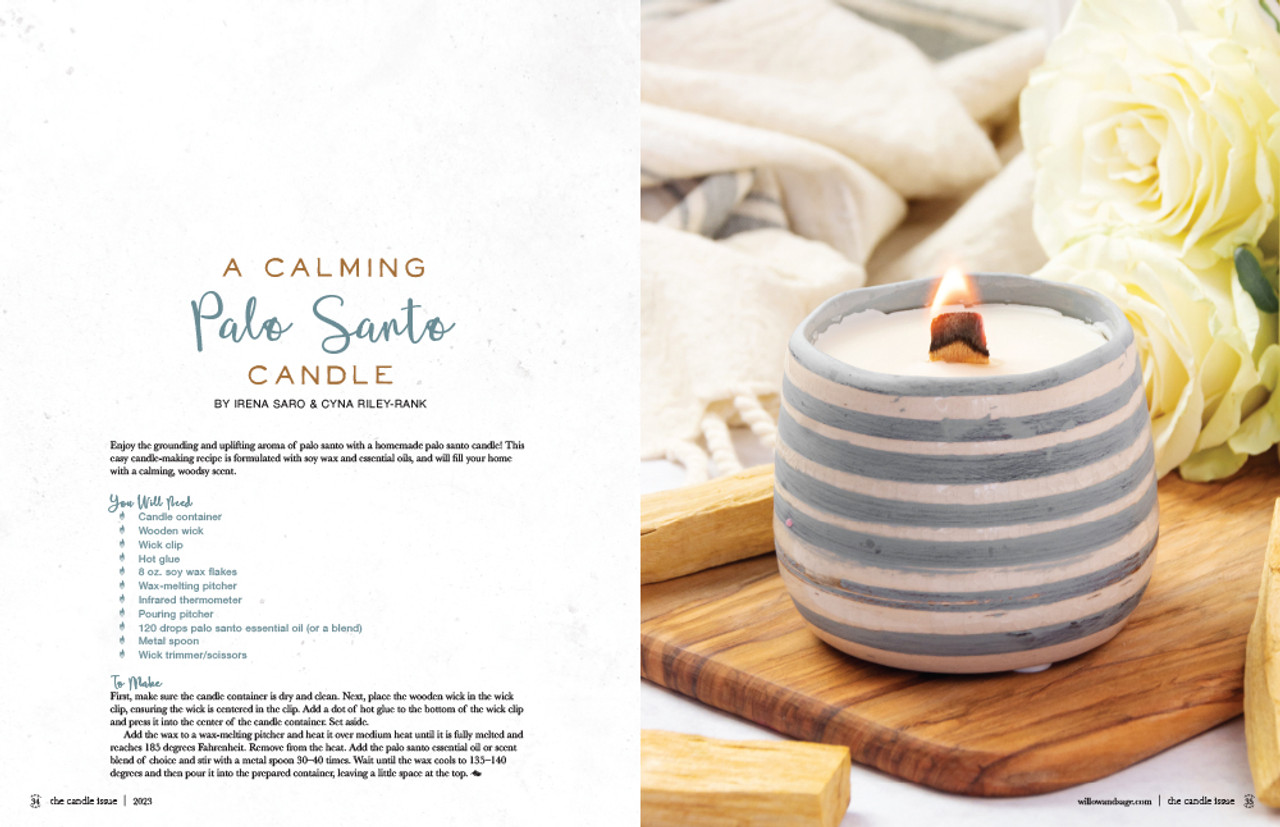 Make Cotton Wick Candles at Home, Online class & kit
