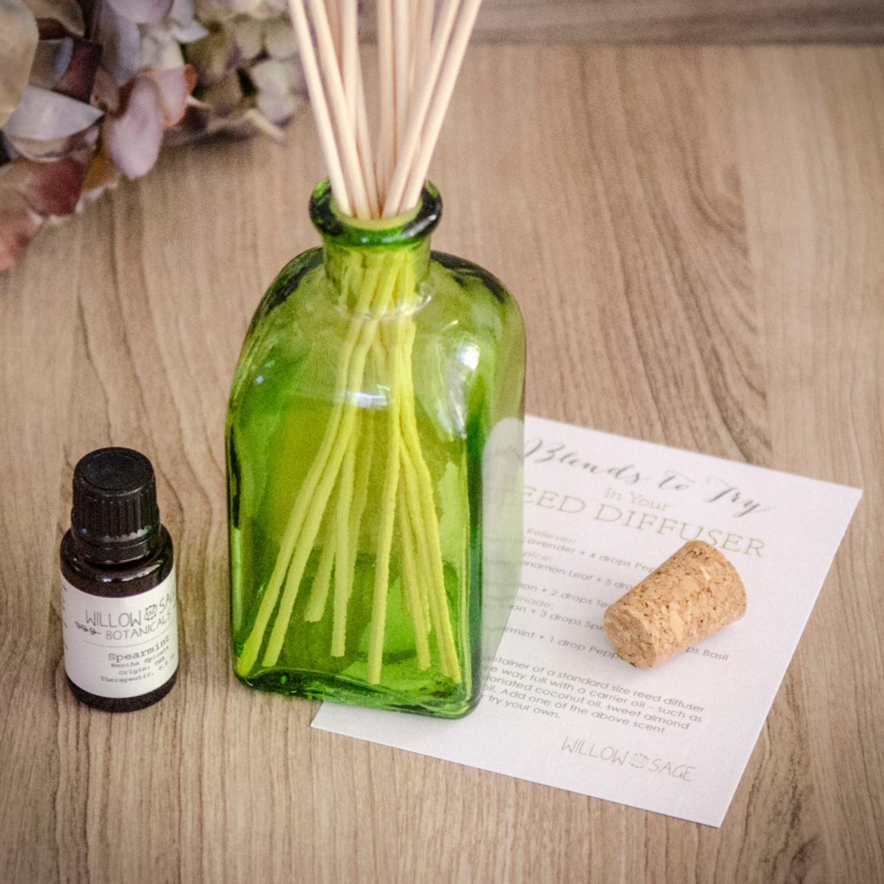 Spearmint Essential Oil Diffuser Kit