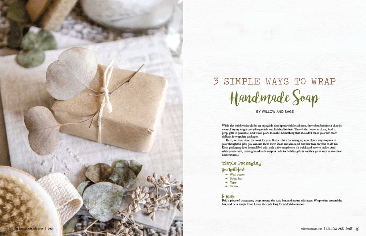 Willow and Sage Handmade Gift Issue Volume 1