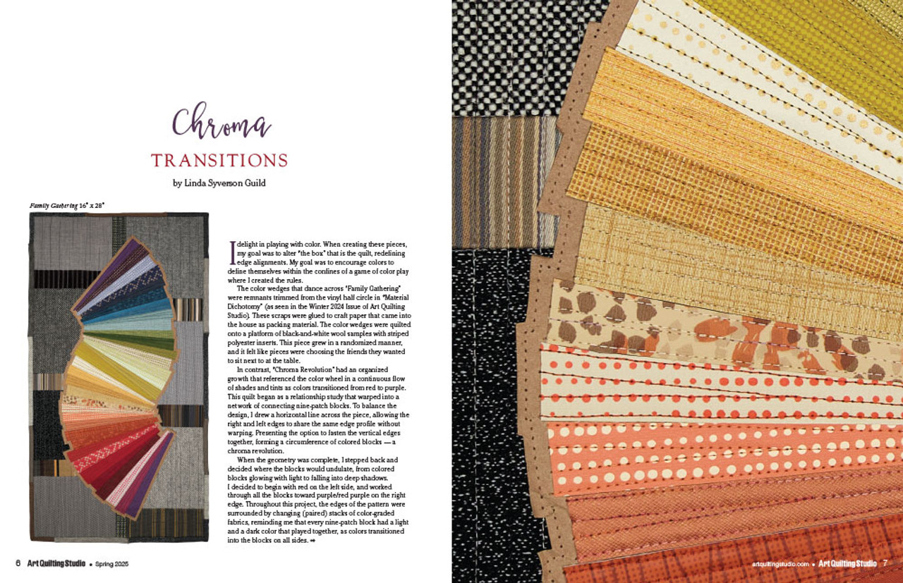 Art Quilting Studio Spring 2025 | Stampington & Company