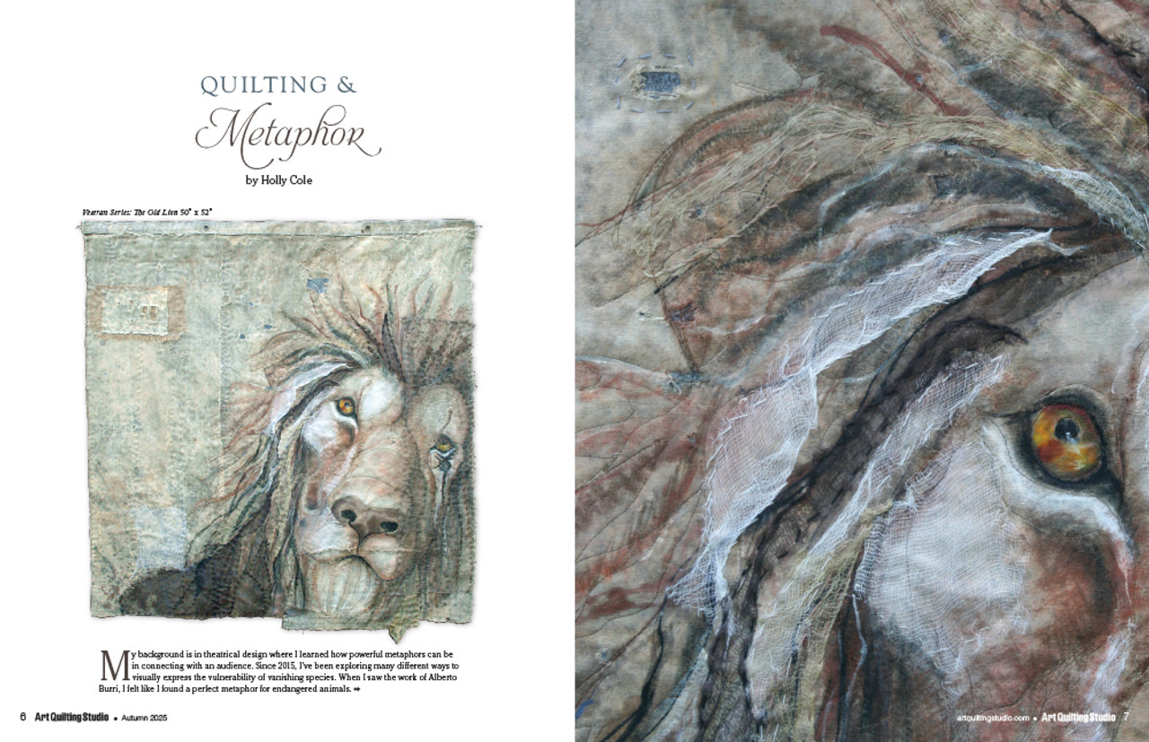Art Quilting Studio Autumn 2025 | Stampington & Company