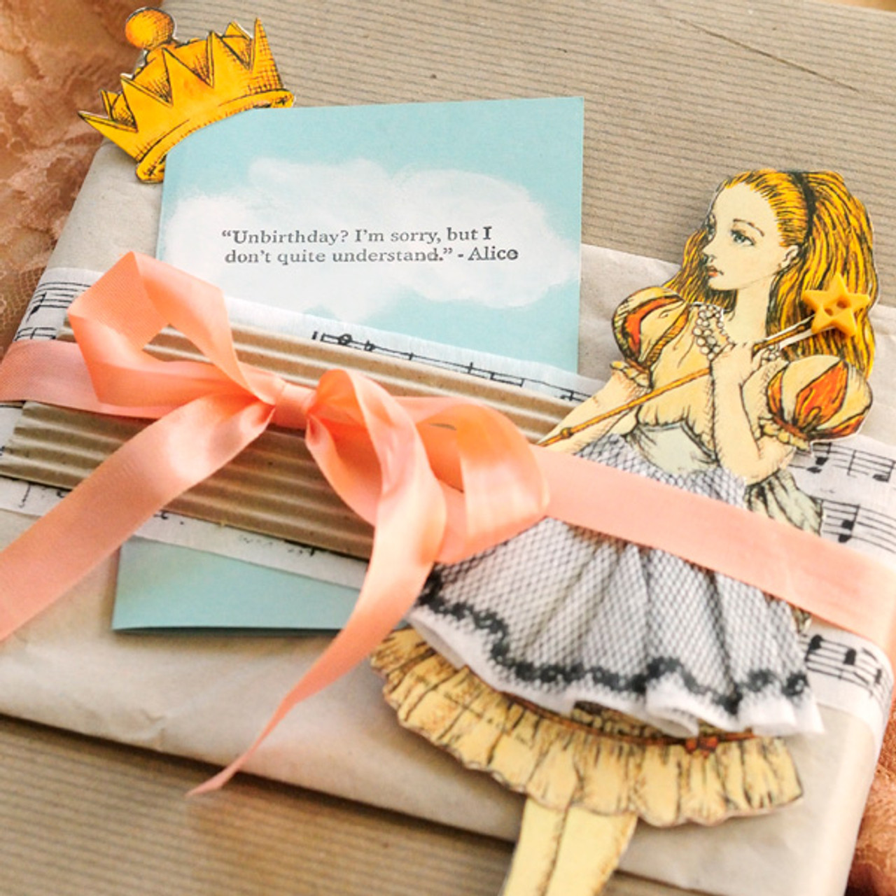 DIY Alice in Wonderland Invitation: My Favorite Things Party