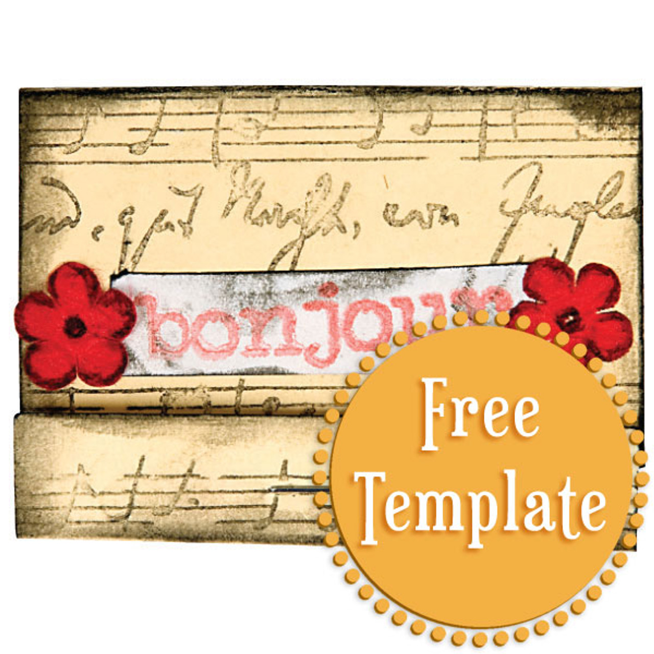 Matchbook Template | Stampington & Company matchbook-template-stampington-company